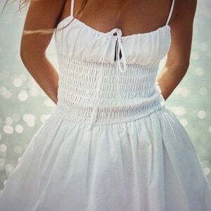zara ballon hem dress